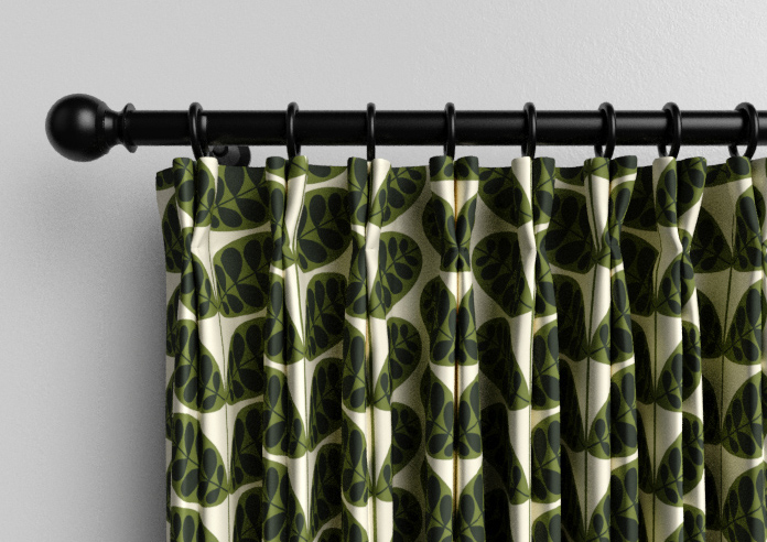 Orla Kiely Botanica Stem, Green - Made to Measure Curtains - Image 10